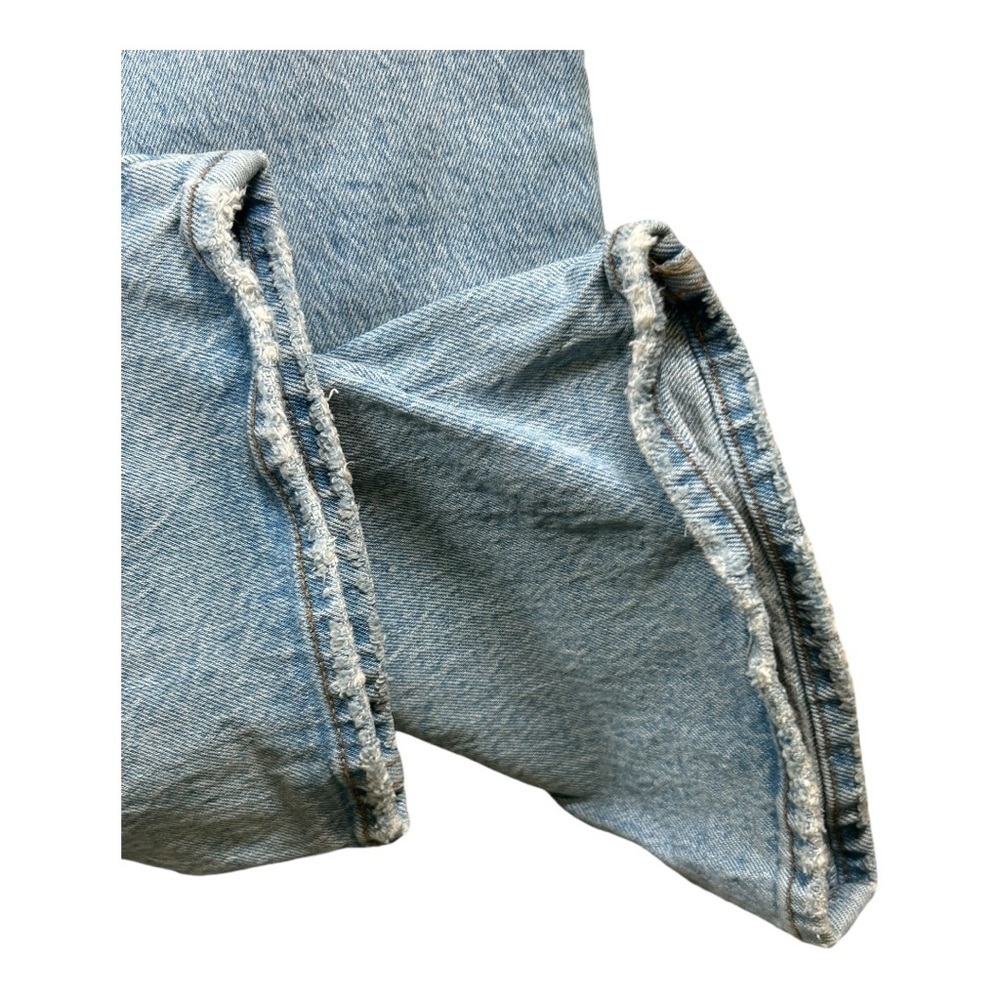 Abercrombie & Fitch The Straight Mid Rise Women Jeans size 30/10 Blue/ preloved - Picture 7 of 10